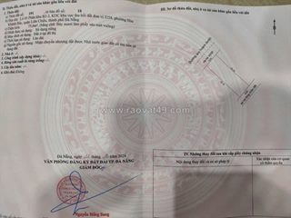Chính chủ cần bán lô đất mặt tiền xuân thiều 36, hòa khánh bắc, quận liên chiểu, đà nẵng.
