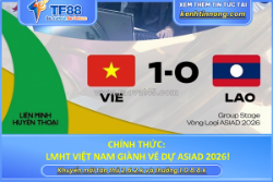 Chính thức: lmht việt nam giành vé dự asiad 2026!