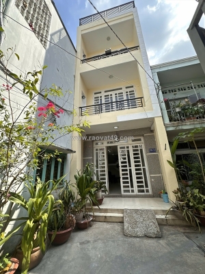 Cho thuê nhà 222/4 võ thành trang p11 qtân bình 1 trệt 2 lầu