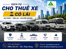 Cho thuê xe có lái từ 4 – 45 chỗ giá tốt, phục vụ 24/7