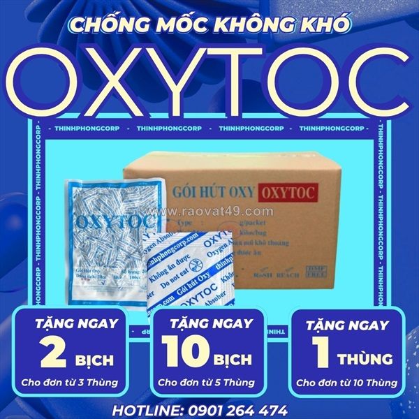 Chống mốc bánh trung thu, sử dụng ngay gói hút oxytoc