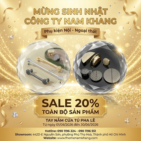 Chúc mừng sinh nhật namkhang - sale bùng nổ