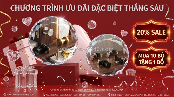 Chương trình ưu đãi đặc biệt 20% - mua 10 tặng 1 - kèm quà tặng hấp dẫn