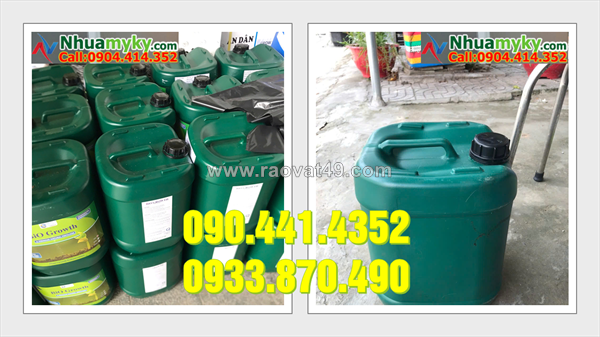Chuyên sx can nhựa 10 lít trong, can 20 lít xanh, can nhựa 22 lít nắp thoát khí