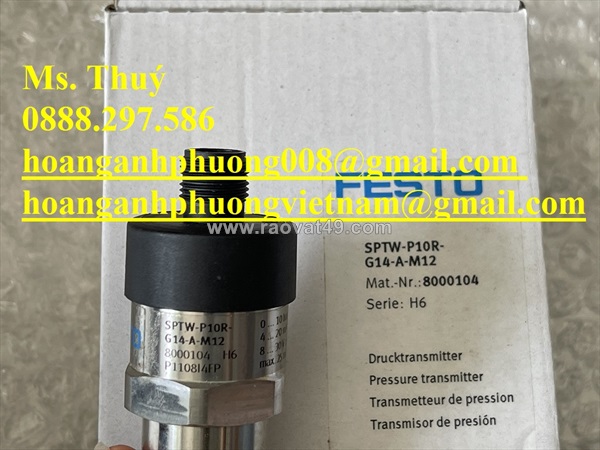 Công tắc áp suất sptw-p10r-g14-a-m12 - hàng festo giá tốt