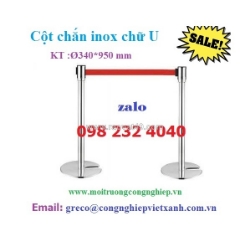 Cột chắn inox dây kéo và cột chắn dây nhung – nên chọn loại nào?