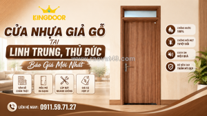 Cửa nhựa giả gỗ tại linh trung, thủ đức | báo giá mới nhất