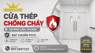 Cửa thép chống cháy tại phú lâm, tp.hcm | đạt chuẩn pccc
