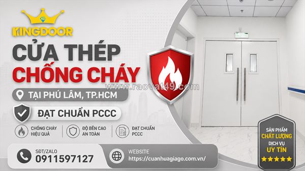 Cửa thép chống cháy tại phú lâm, tp.hcm | đạt chuẩn pccc