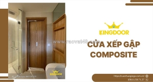 Cửa xếp gập composite cao cấp | sản xuất & lắp đặt kingdoor