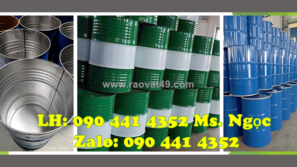 Cung cấp thùng phuy sắt 220 lít đựng xăng, thùng phi sắt đựng nhiêu liệu cháy nổ