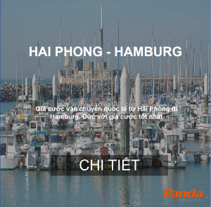 Cước tàu biển hàng từ hải phòng đến hamburg, đức