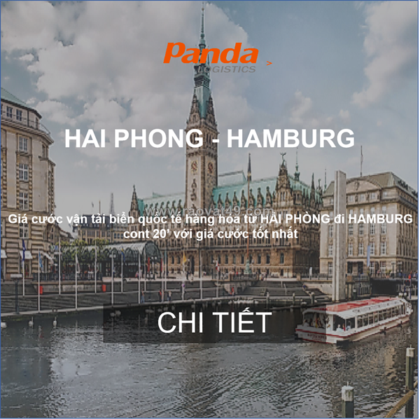 Cước tàu biển hàng từ hải phòng đến hamburg, đức