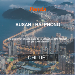 Cước vận chuyển hàng từ busan về hải phòng