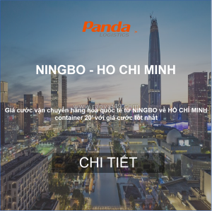 Cước vận chuyển hàng từ ningbo, china về việt nam