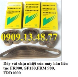 Dây nhiệt của máy ép bao cà phê có in date frd1000, dây nhiệt máy ép bao liên tục có in date frm980, fr900, sf-150
