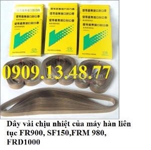 Dây nhiệt của máy ép bao cà phê có in date frd1000, dây nhiệt máy ép bao liên tục có in date frm980, fr900, sf-150