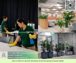 Dịch vụ vệ sinh - chăm sóc cây xanh văn phòng đồng nai