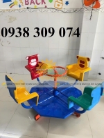Đu quay trẻ em mầm non, mâm xoay trẻ em mầm non giá rẻ