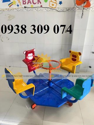 Đu quay trẻ em mầm non, mâm xoay trẻ em mầm non giá rẻ
