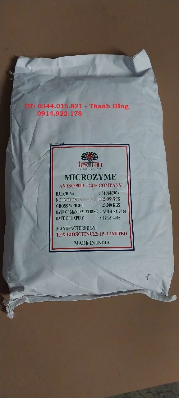 Enzyme protease tiêu hóa, phân hủy hữu cơ, cắt tảo trong ao