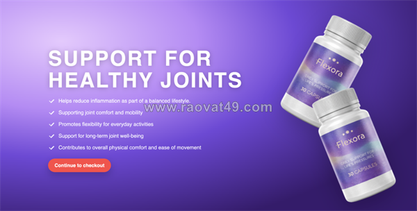 Flexora capsules uk review – daily joint vitality aid
