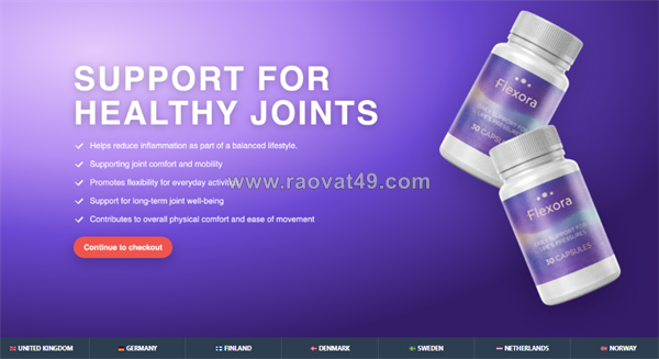 Flexora joint capsules uk – better mobility & comfort