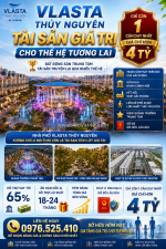 Giá chỉ hơn 4,x tỷ sở hữu căn hộ vlasta thủy nguyên -mặt tiền 5m, đường 15m, kinh doanh tốt