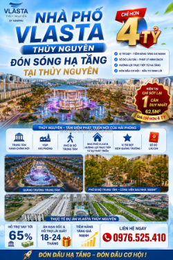 Giá chỉ từ 4,x tỷ – sở hữu nhà phố đẳng cấp ngay quảng trường trung tâm thủy nguyên