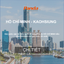 Giá cước vận chuyển từ hồ chí minh đến kaohsiung