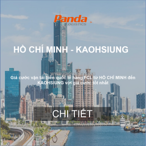 Giá cước vận chuyển từ hồ chí minh đến kaohsiung