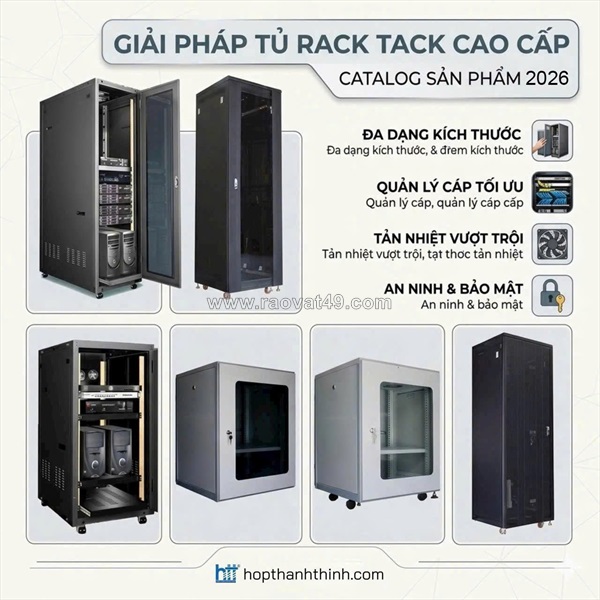 Giải pháp tủ rack cao cấp – chuẩn doanh nghiệp 2026