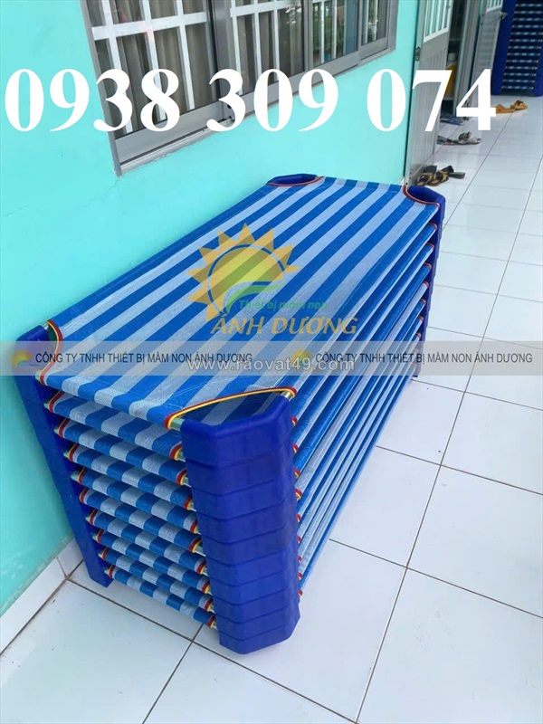 Giường lưới mầm non, giường ngủ trẻ em mầm non