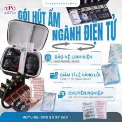 Gói hút ẩm silicagel cho linh kiện điện tử