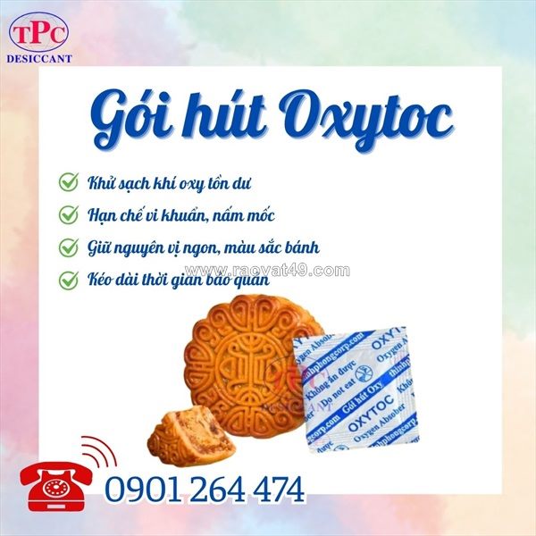 Gói hút oxy có ảnh hưởng thế nào đến bánh trung thu