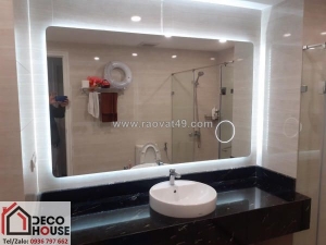Gương nhà tắm khung nhôm hay gương không khung nên chọn loại nào?