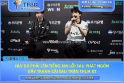 Hlv dk phải lên tiếng xin lỗi sau phát ngôn gây tranh cãi sau trận thua kt