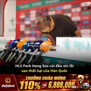 Hlv park hang seo cúi đầu xin lỗi sau thất bại của hàn quốc.