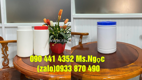 Hủ nhựa 1 ký đựng gia vị, hủ nhựa 500g đựng dưa cải