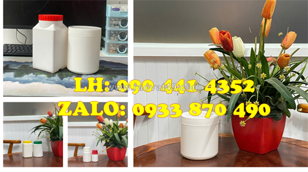 Hủ nhựa 250gr đựng kem bôi ngoài da, hủ nhựa 500g đựng gel nha khoa, hủ nhựa 1 ký đựng gel khử trùng bề mặt