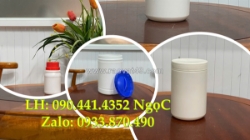 Hủ nhựa 500g đựng lá cây cỏ khô, hủ nhựa 1000gr đựng trà, hủ nhựa 2 ký đựng tinh bột