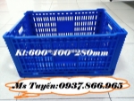 Khay gấp gọn, thùng nhựa gập, sọt gấp gọn tại hà nội