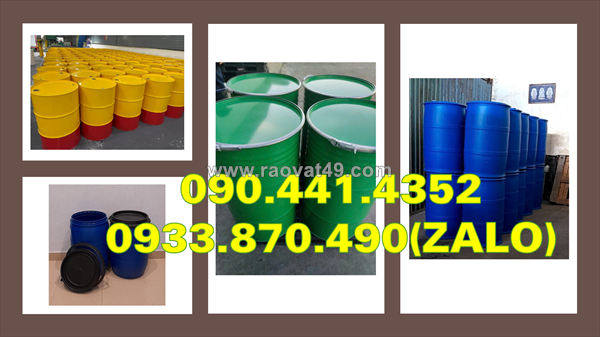Kho thùng phuy nhựa đựng hóa chất tại tphcm, thùng phuy nhựa 30 lít đựng nước sinh hoạt