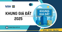 Khung giá đất và thị trường bất động sản