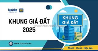 Khung giá đất và thị trường bất động sản