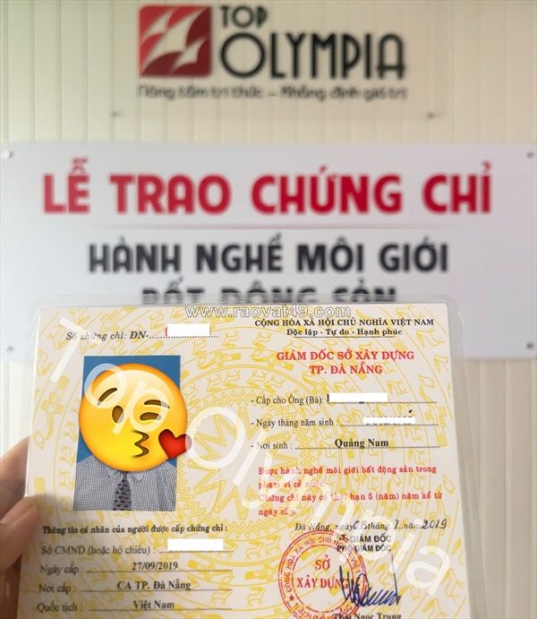 Kì thi sát hạch chứng chỉ bds tại đà nẵng
