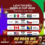 Lịch thi đấu world cup 2026