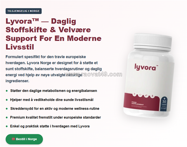 Lyvora diet kapsler test norge – naturlig hjelp