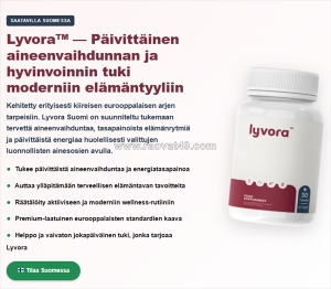 Lyvora™ kapselit – luonnollinen tuki painonhallintaan