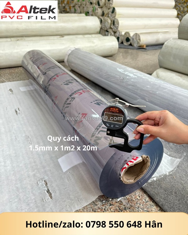 Màng nhựa pvc dẻo tiêu chuẩn chất lượng cao